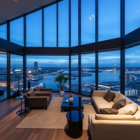 Penthouse an der Elbe